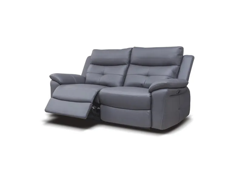 Lugano Dolphin Grey Powered 3PP 2PP Sofas
