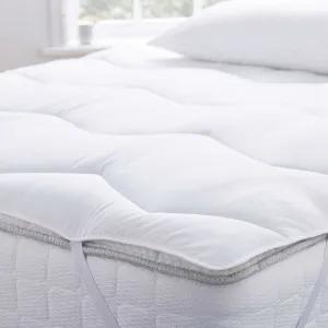 Luxury Mattress Topper, White