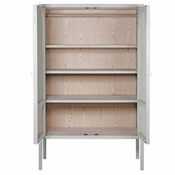 Marco White Wash Rattan Double Wardrobe