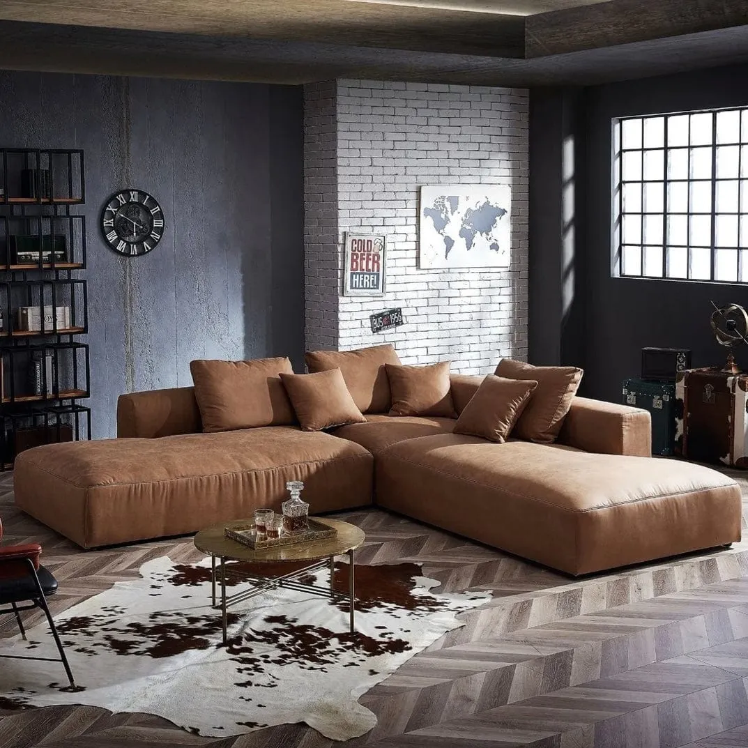 Nathan Sectional Open Chaise Sofa