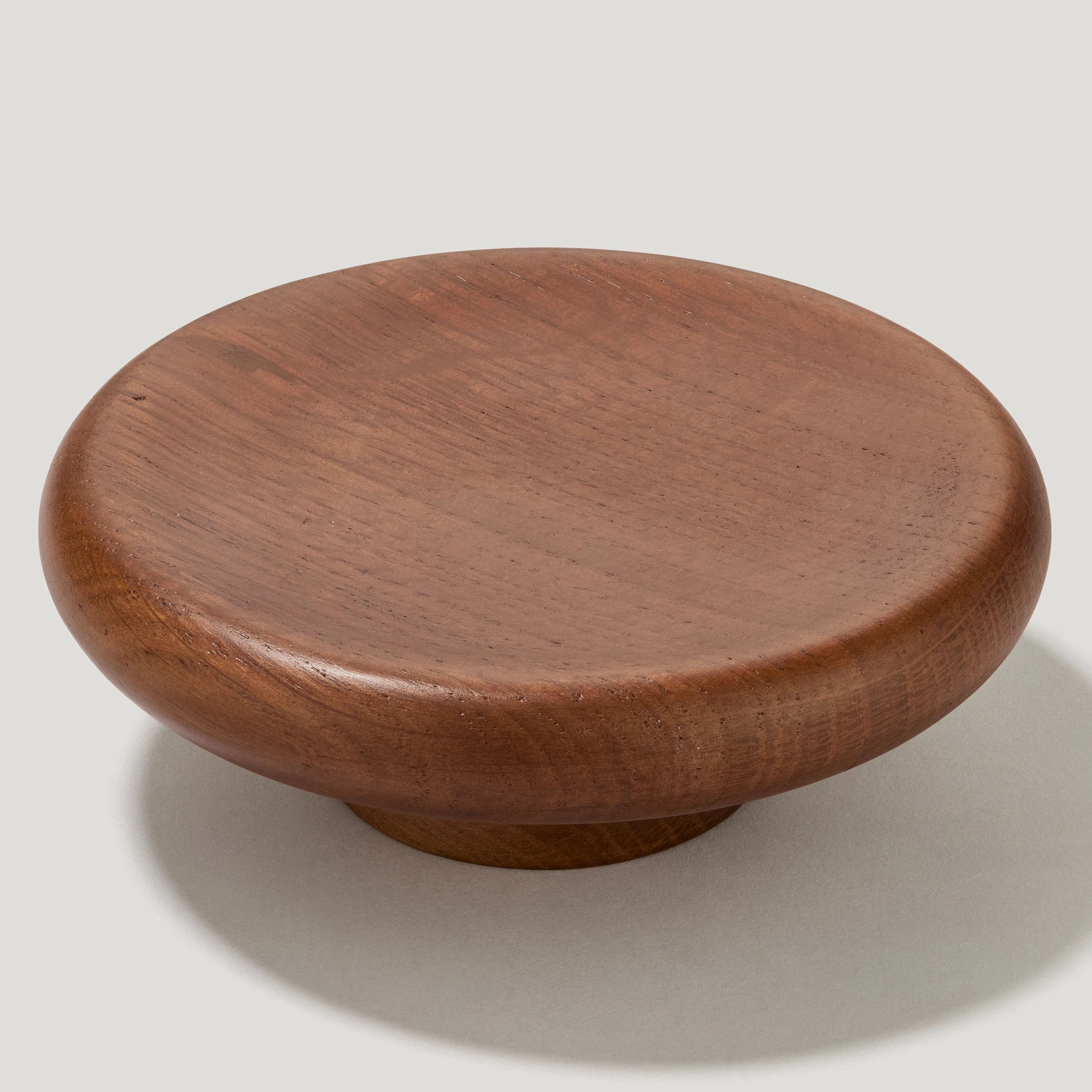 NORA Round Wooden Handle - Dark Stain Oak