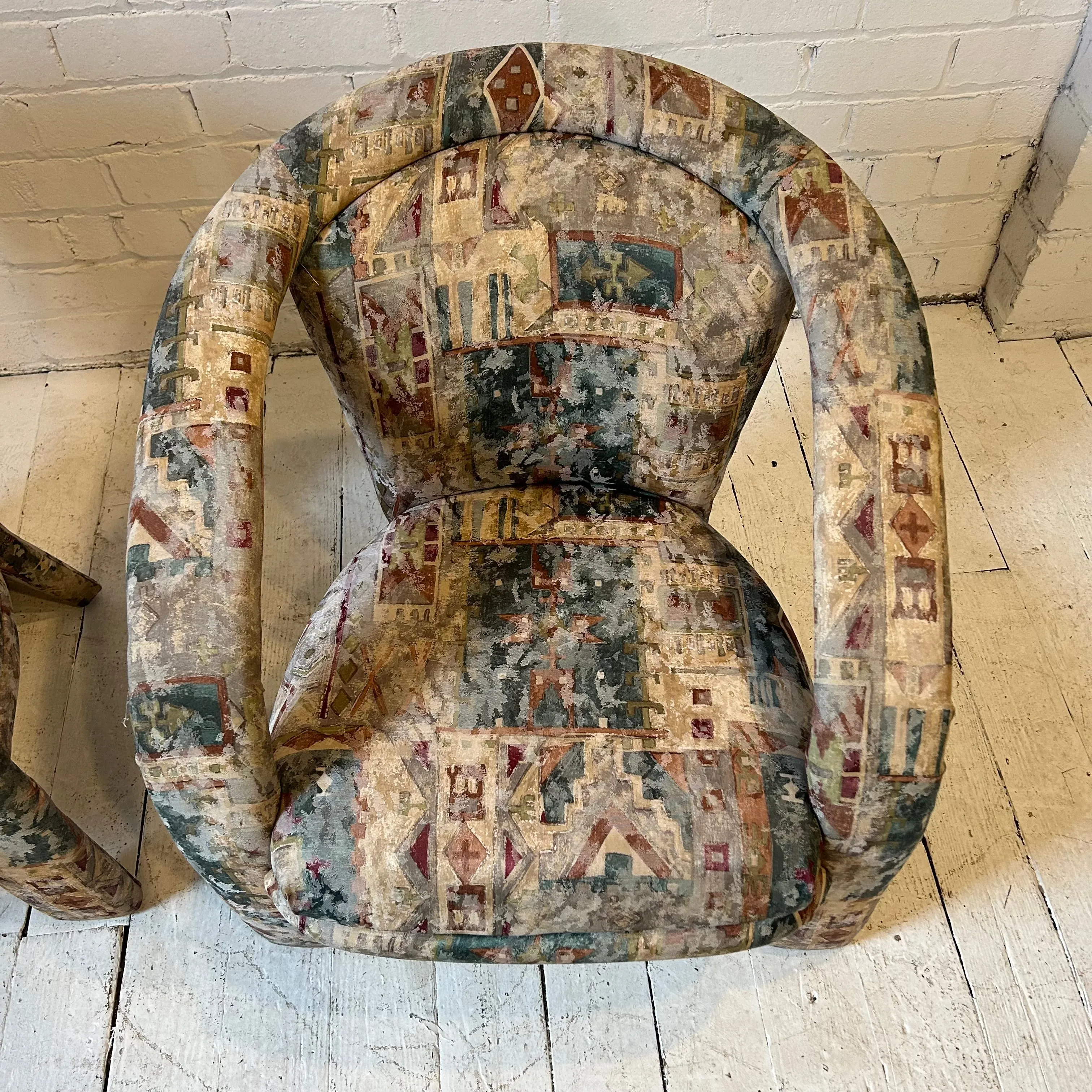 Pair of 90's Kagan-Style Lounge Chairs
