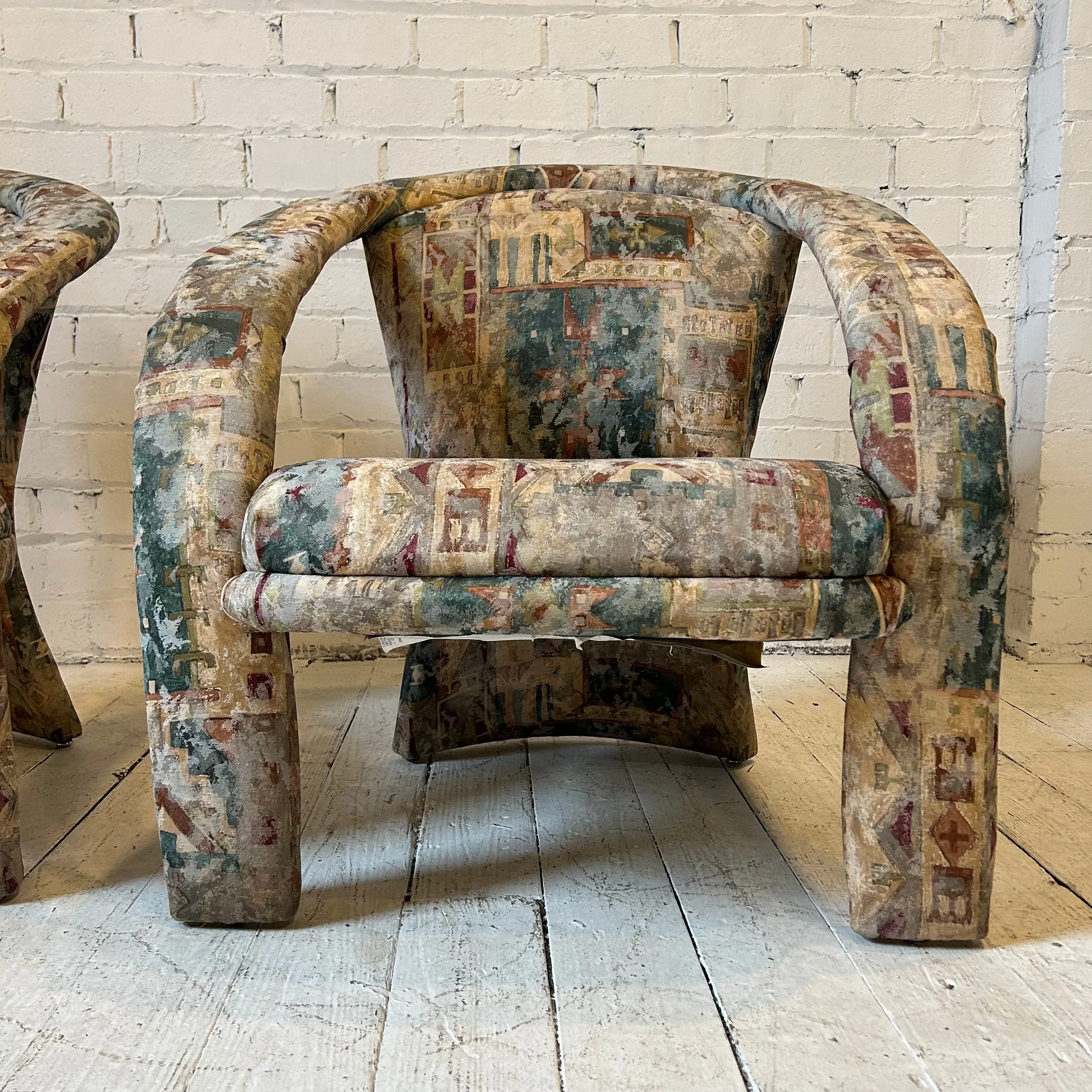 Pair of 90's Kagan-Style Lounge Chairs