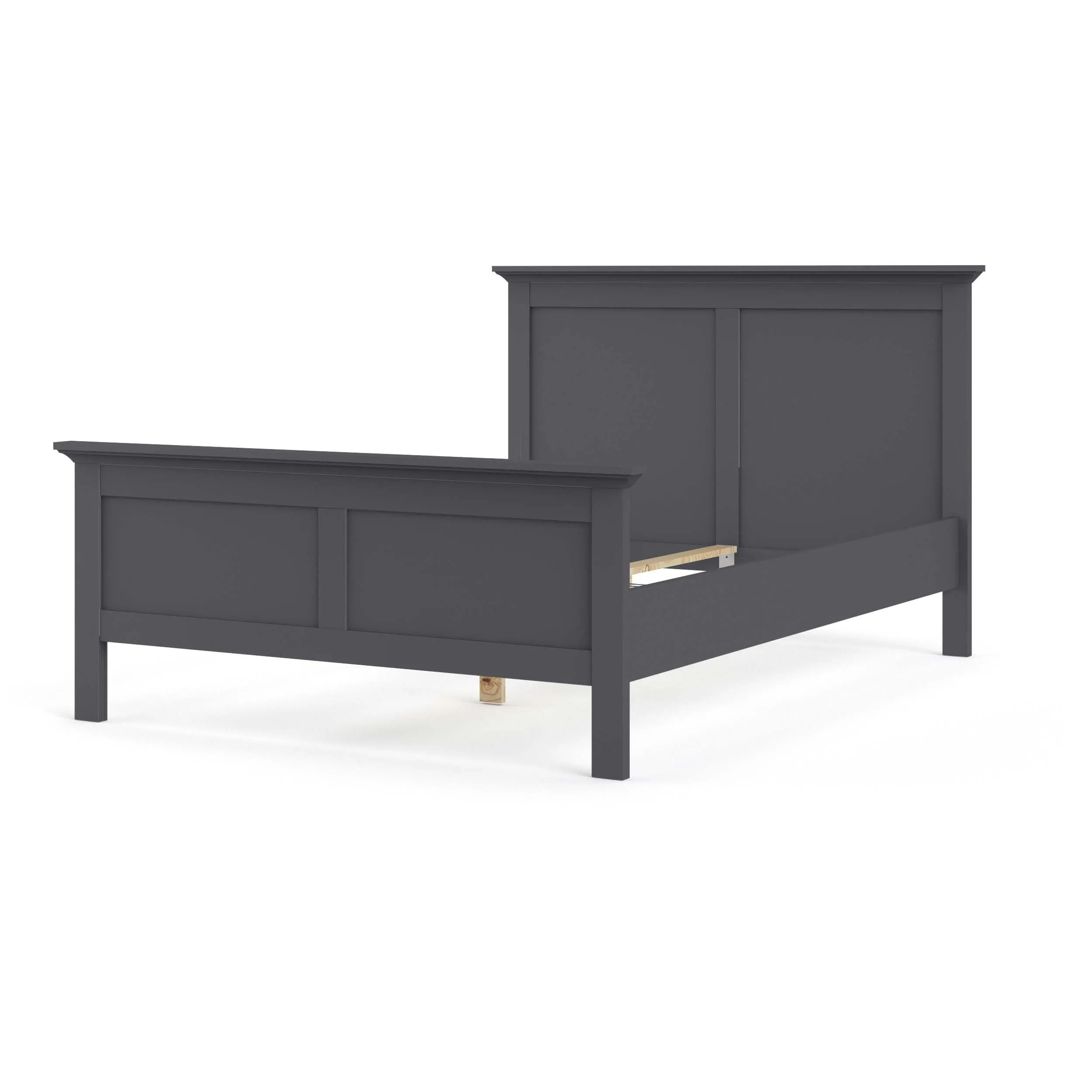 Paris Double Bed - Grey