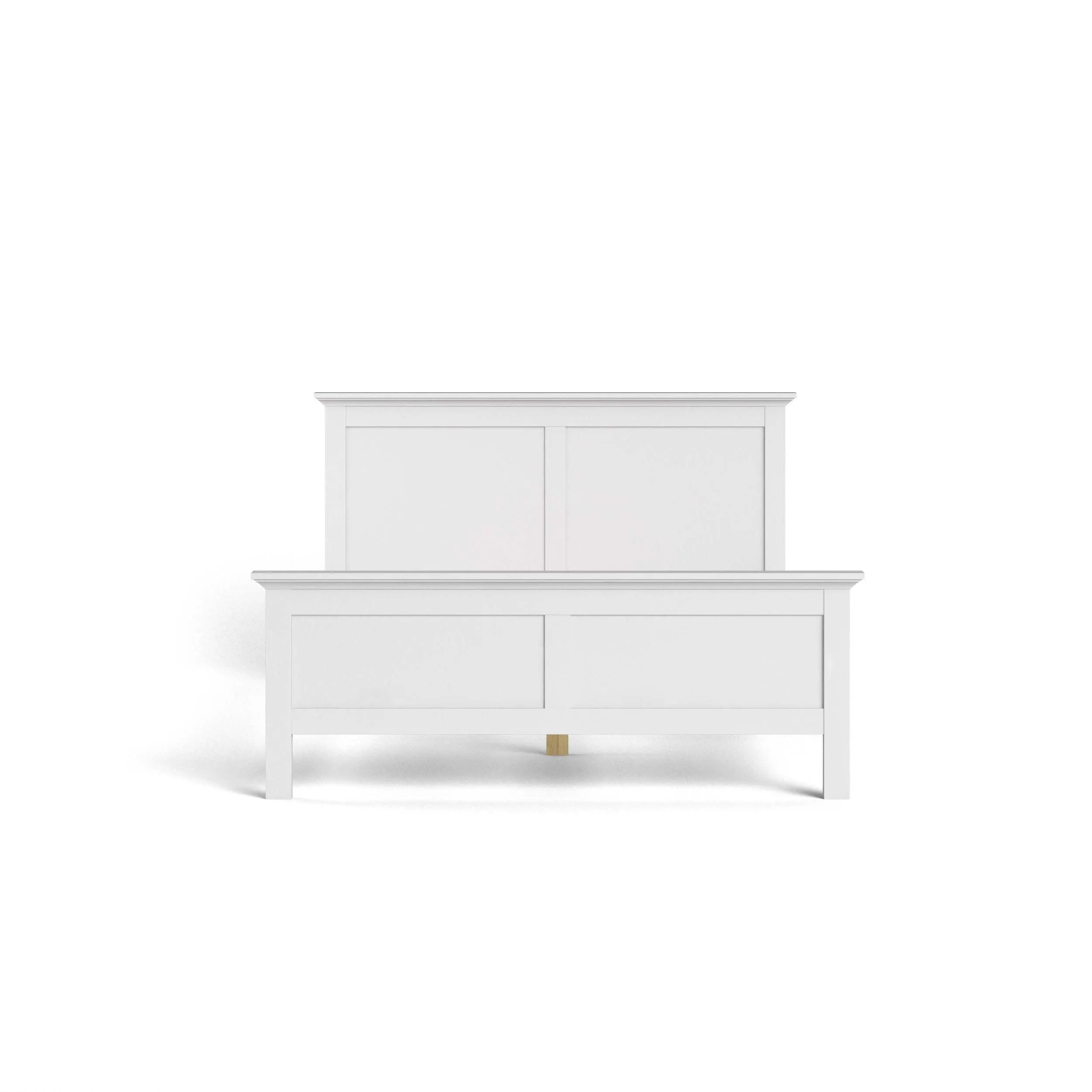Paris Double Bed - White