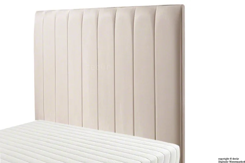 Petra Headboard Faux Suede - Natural