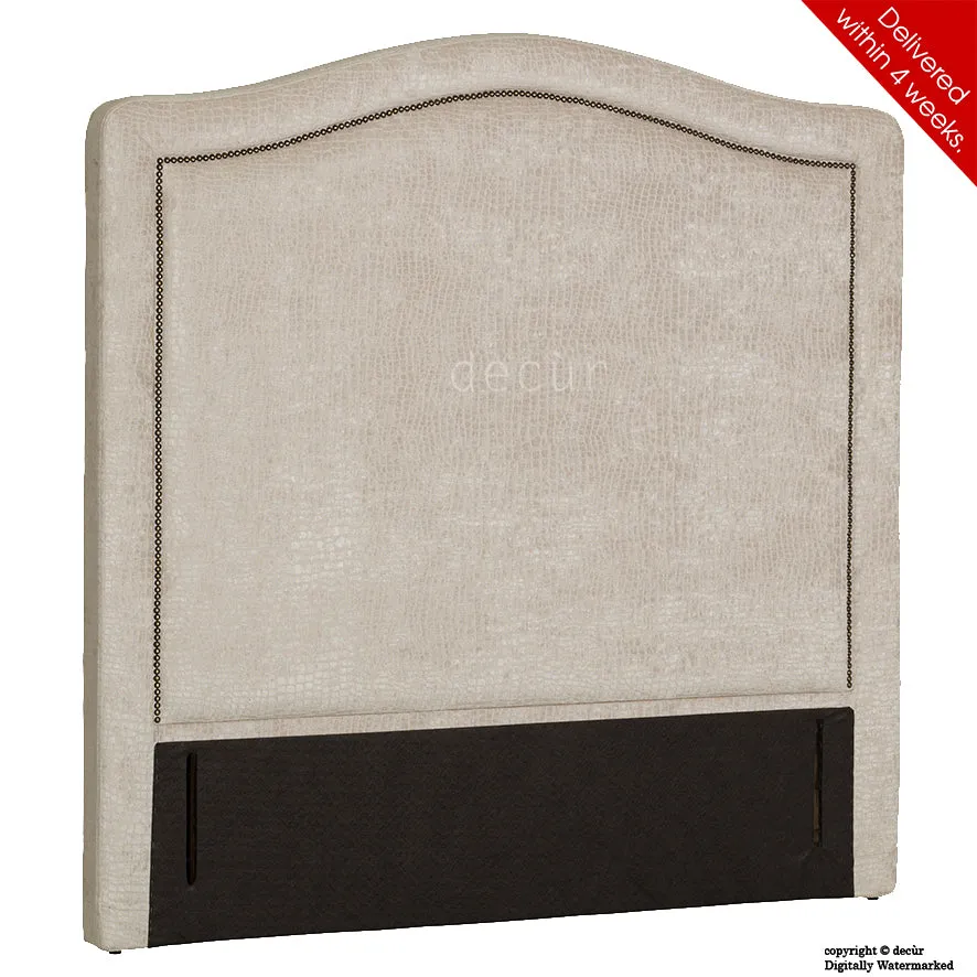 Ramani Chenille Headboard - Pearl