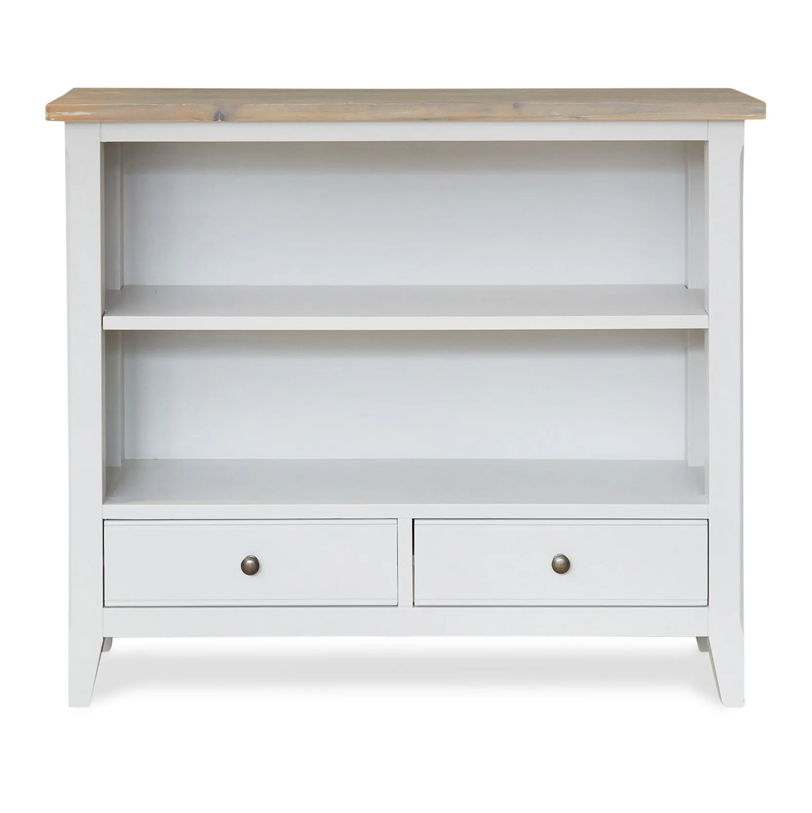 Ridley Grey Low Bookcase