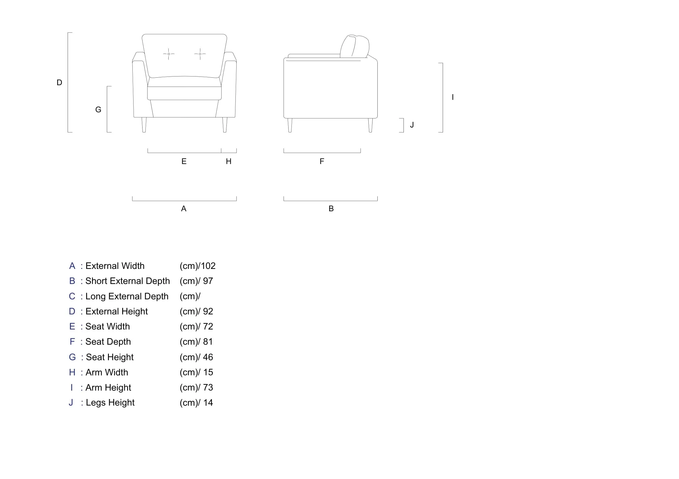 Rubeza Leo Collection Armchair - Grass Green - 2 & White