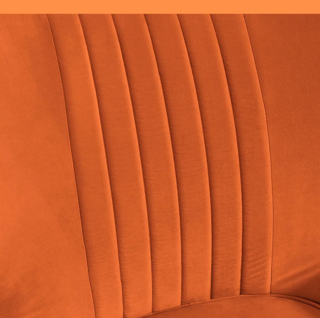 Rubeza Leo Lottie Collection Armchair - Burnt Orange