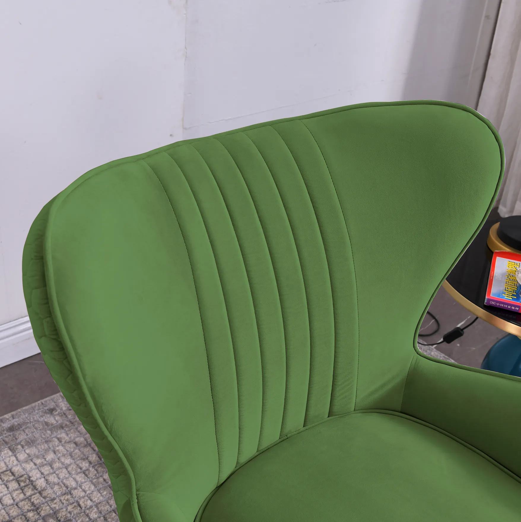 Rubeza Leo Lottie Collection Armchair - Grass Green 2