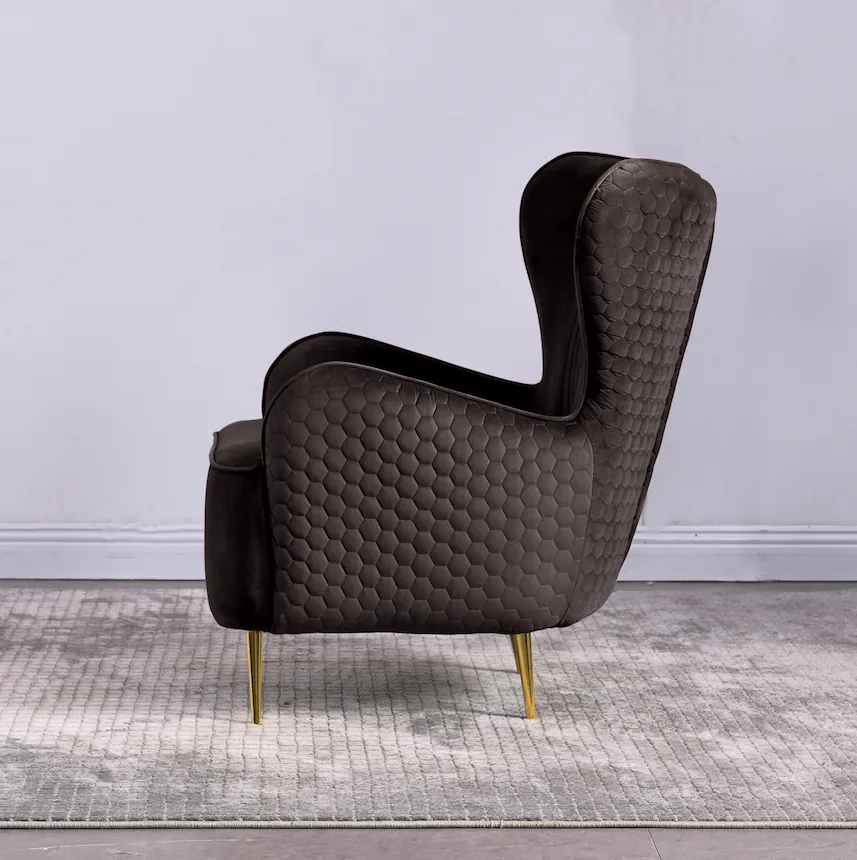 Rubeza Leo Lottie Collection Armchair - Iron Grey