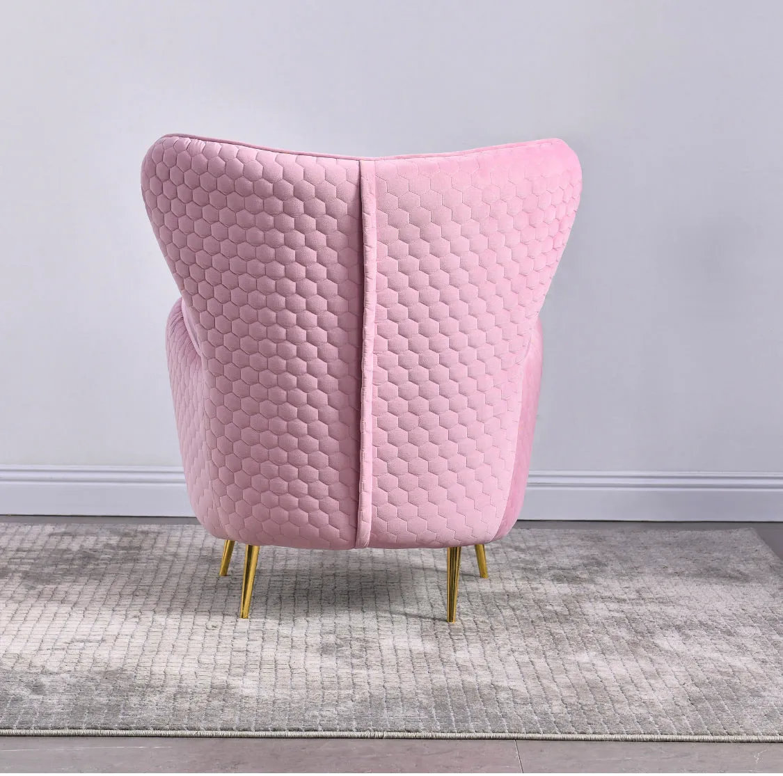 Rubeza Leo Lottie Collection Armchair - Taffy Pink