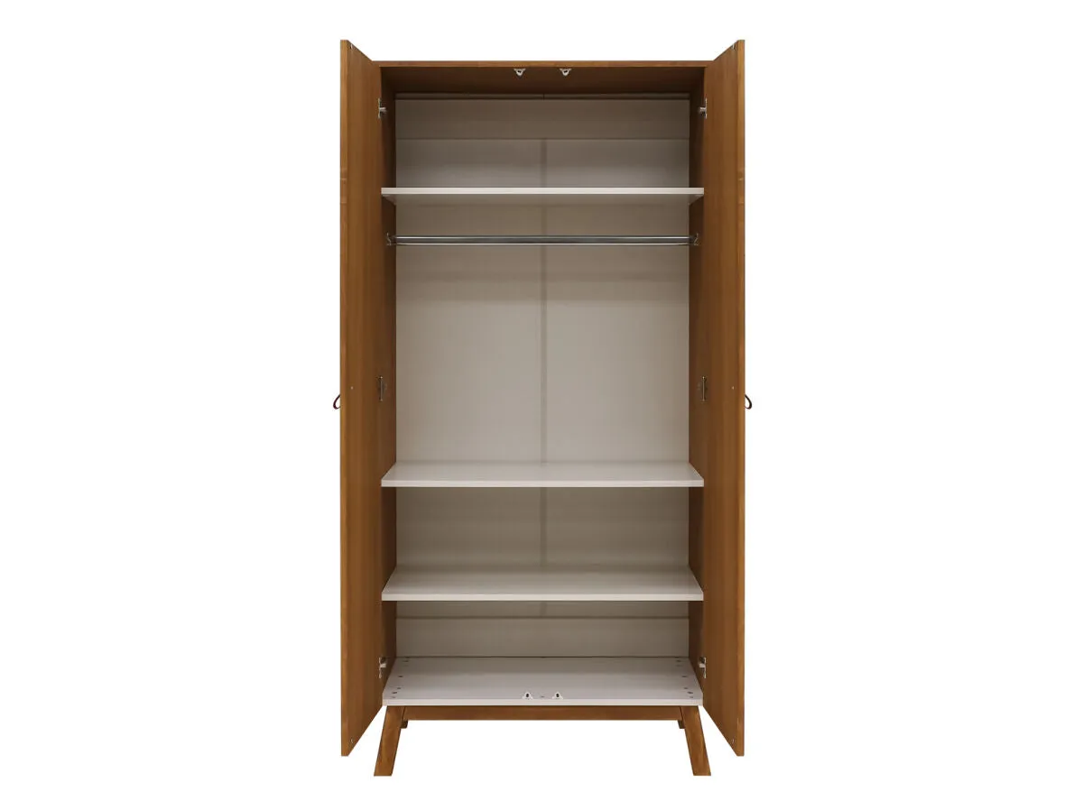 Senna Rose Wood 2 Doors Wardrobe