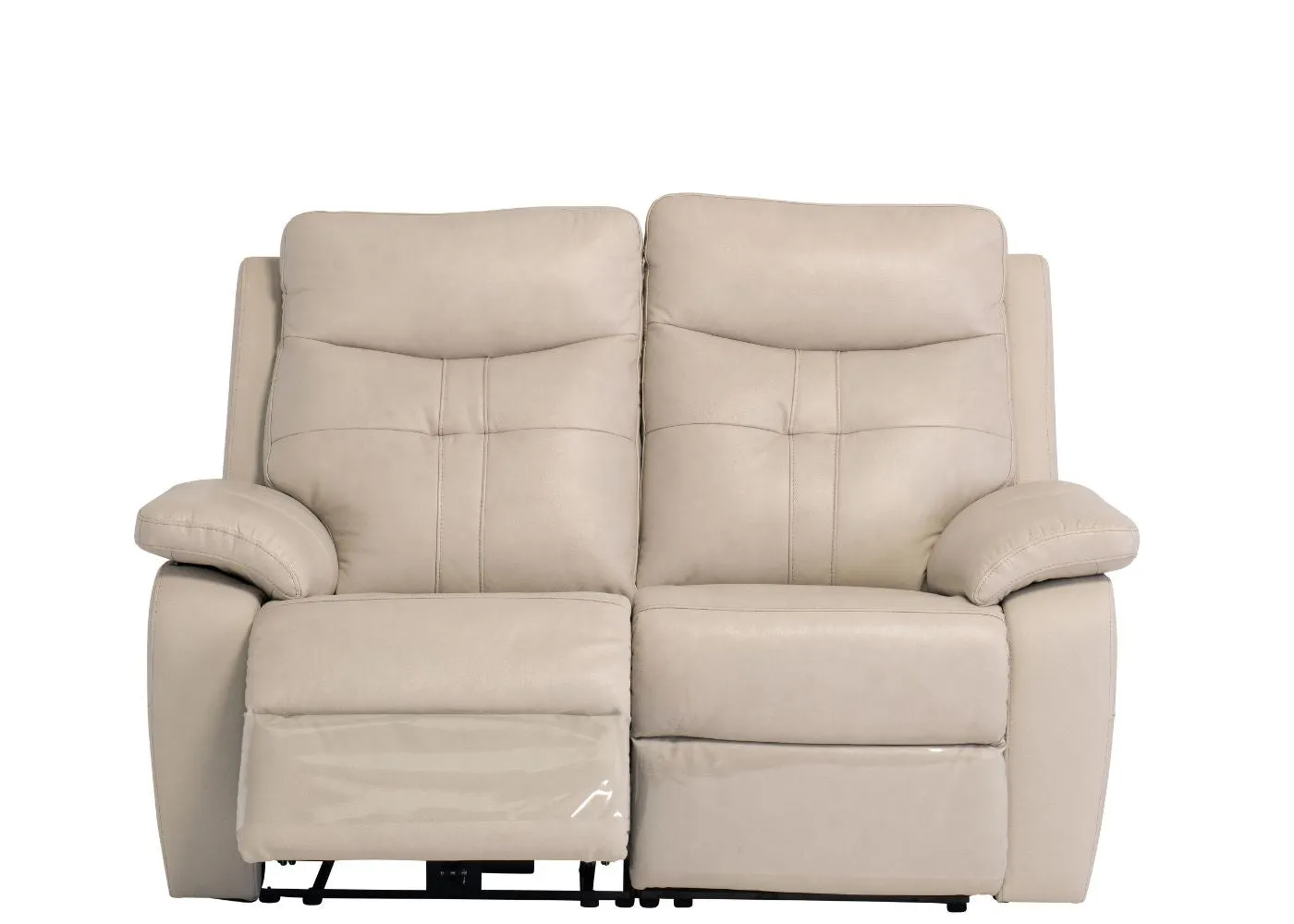 Solero Full Leather Light Stone Electric Reclining Sofa Range