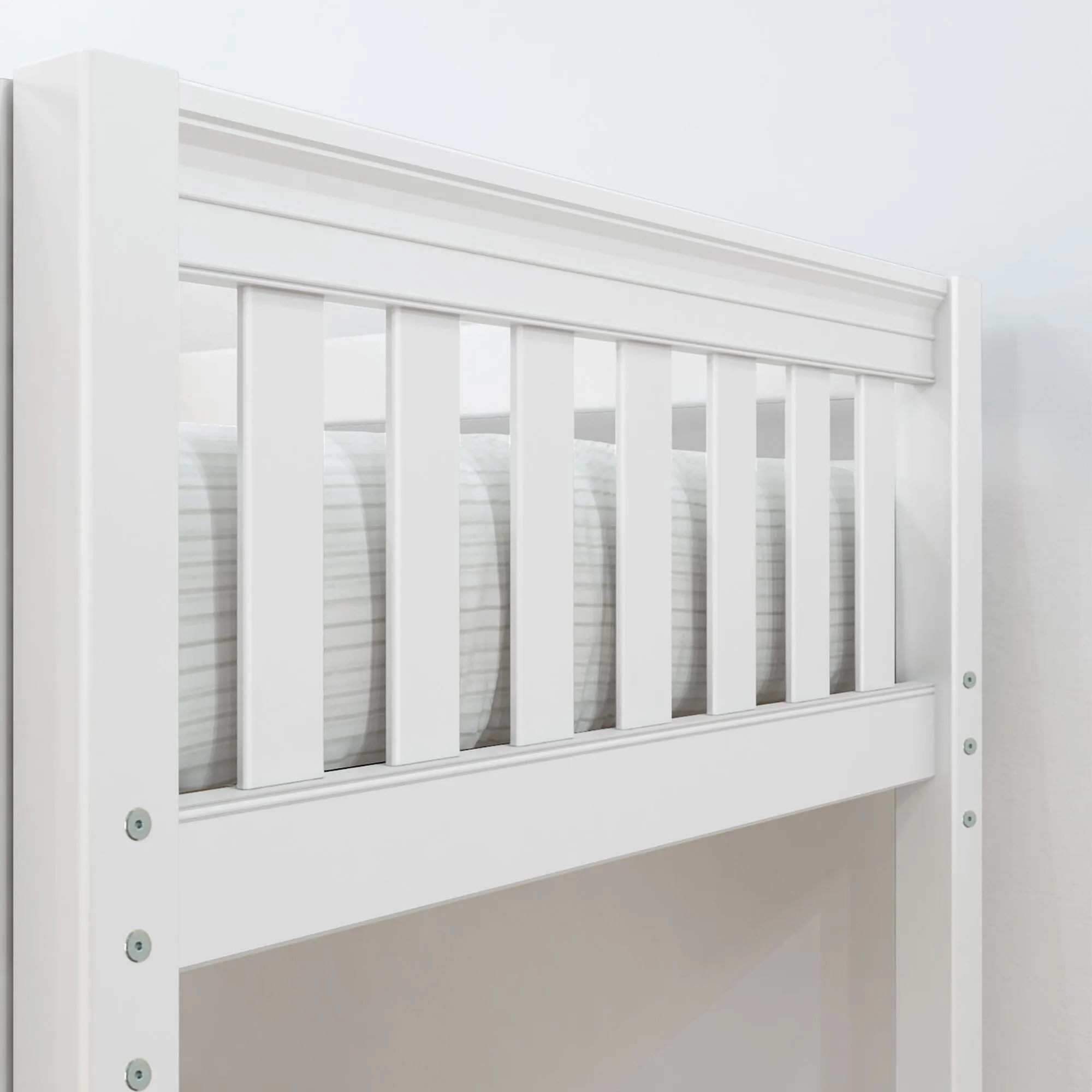 Twin XL Quad Bunk with Stairs in Middle
