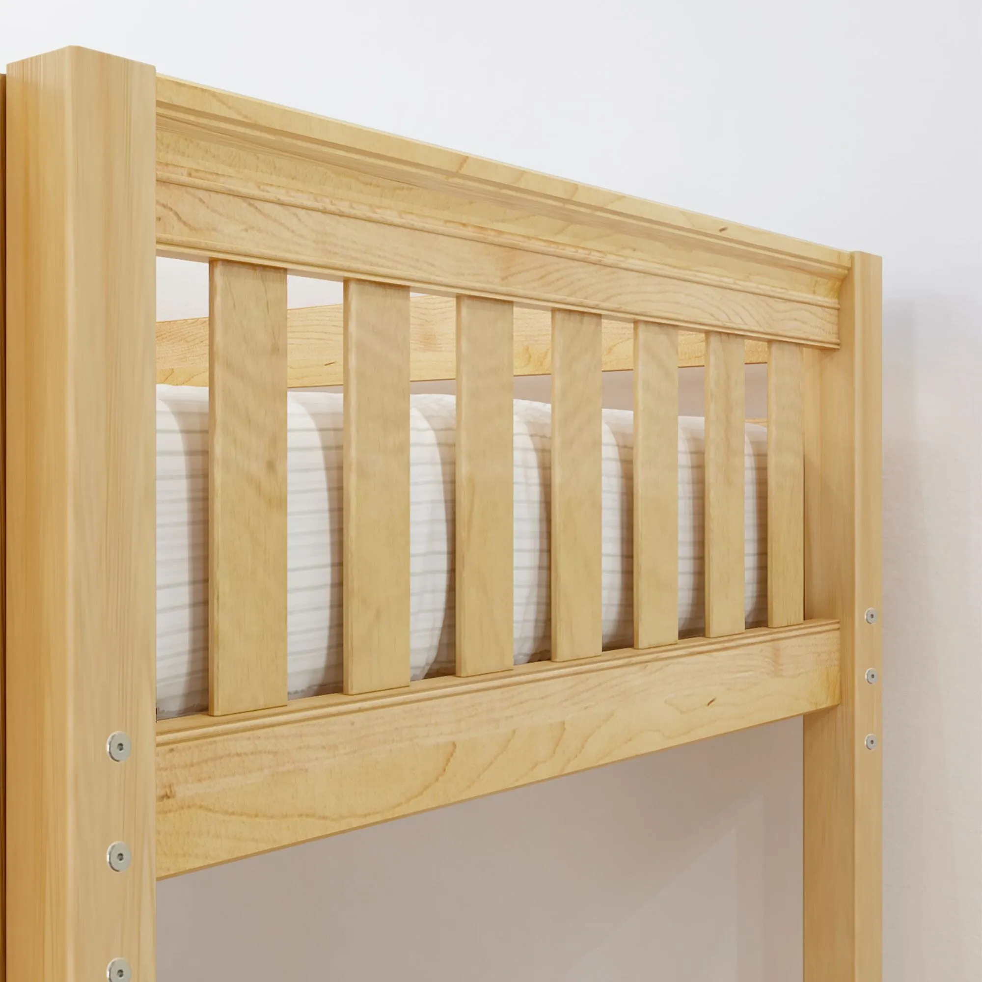 Twin XL Quad Bunk with Stairs in Middle