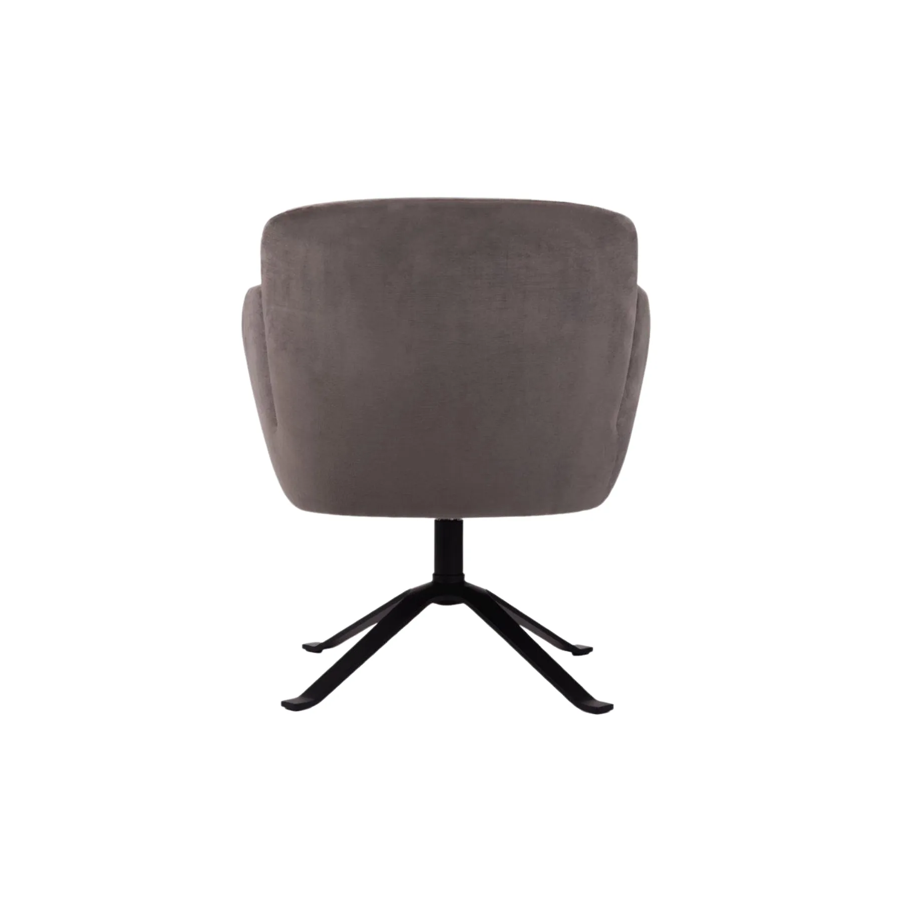 Voss Dark Grey Swivel Armchair