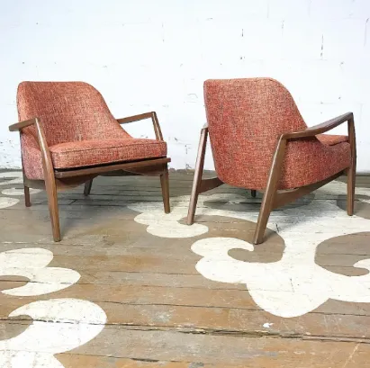 Walnut Armchairs