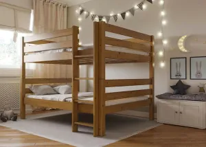 Wood Quadruple Bunk